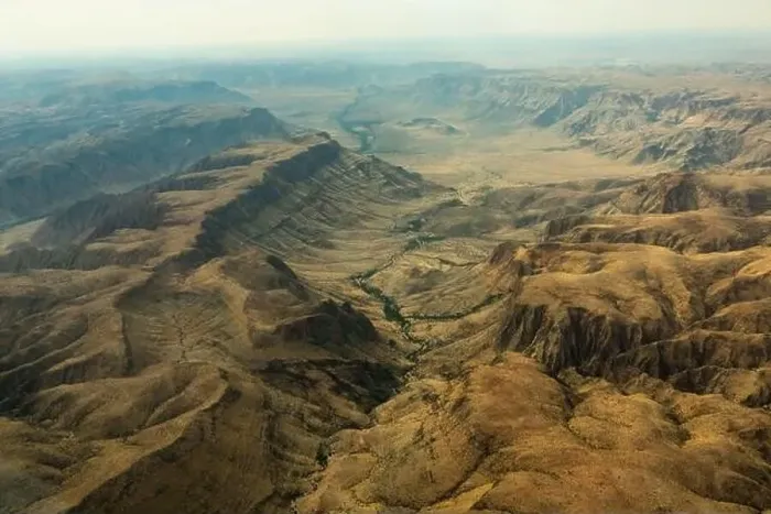 Framed Print : Aerial View of Namibia Framed Print : Aerial View of Namibia