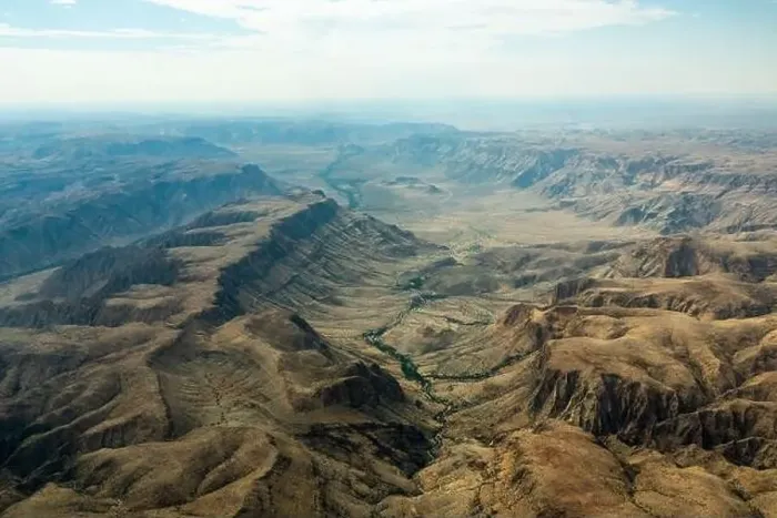 Framed Print : Aerial View of Namibia Framed Print : Aerial View of Namibia