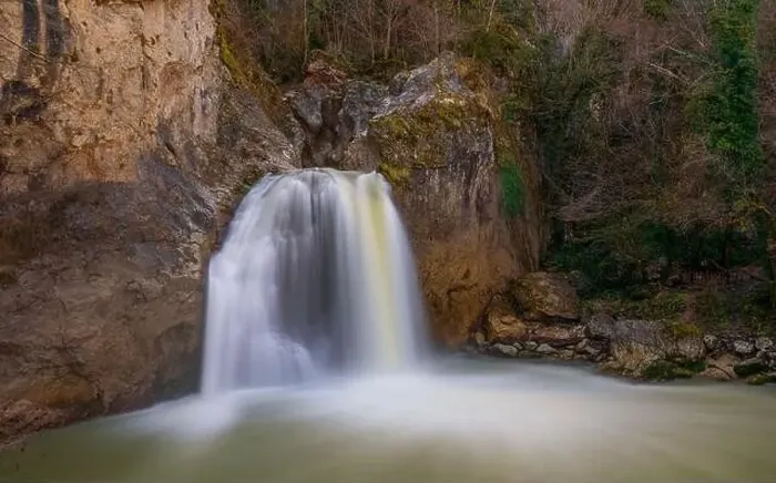 Framed Print : Aerial view of of Ilıca Waterfall in Küre Mountains National Park, Turkey Framed Print : Aerial view of of Ilıca Waterfall in Küre Mountains National Park, Turkey