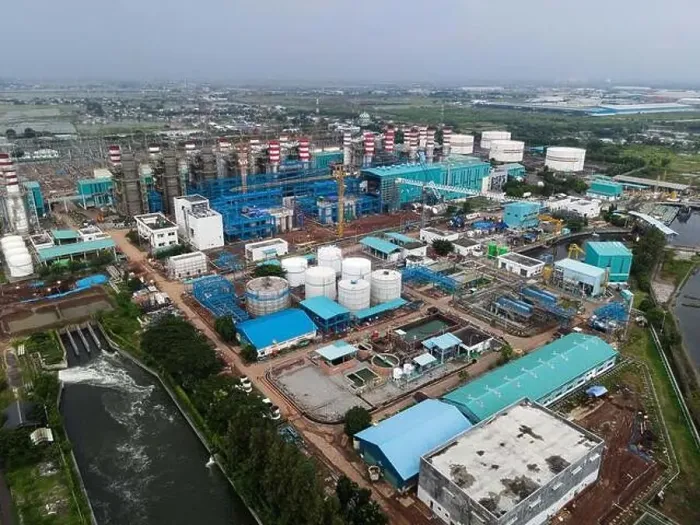 Framed Print : Aerial view of Oil and gas industry - refinery after rain - factory - petrochemical plant Framed Print : Aerial view of Oil and gas industry - refinery after rain - factory - petrochemical plant