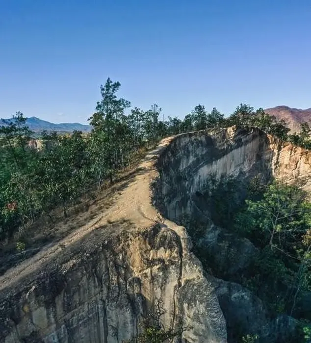 Framed Print : Aerial view of Pai Canyon in Pai, Mae Hong Son, Thailand Framed Print : Aerial view of Pai Canyon in Pai, Mae Hong Son, Thailand