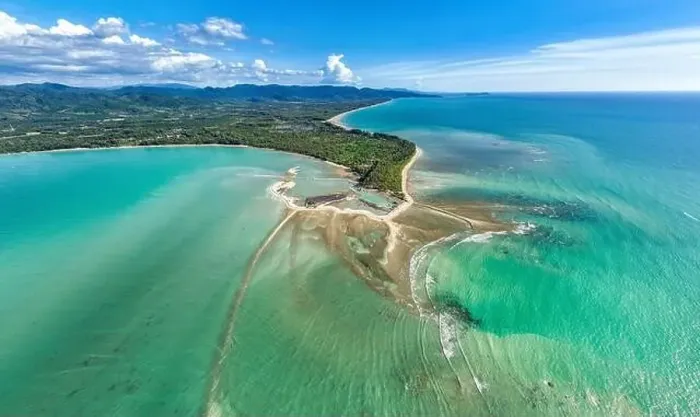 Framed Print : Aerial view of Pakarang Cape in Khao Lak, Thailand Framed Print : Aerial view of Pakarang Cape in Khao Lak, Thailand