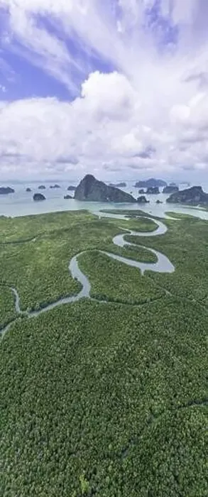 Framed Print : Aerial view panorama Drone shot of Sametnangshe landscape view located in Phang-nga Thailand Framed Print : Aerial view panorama Drone shot of Sametnangshe landscape view located in Phang-nga Thailand