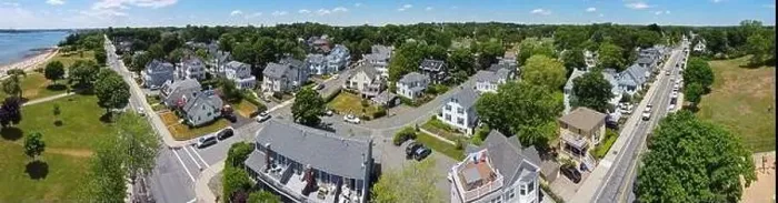 Framed Print : Aerial view panorama of historic residence building in historic city of Beverly, Massachusetts MA, USA Framed Print : Aerial view panorama of historic residence building in historic city of Beverly, Massachusetts MA, USA