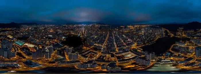 Framed Print : Aerial view panorama of Hong Kong and Kowloon City Framed Print : Aerial view panorama of Hong Kong and Kowloon City