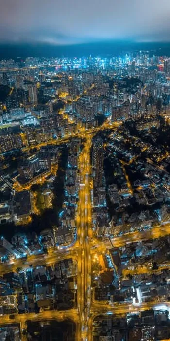 Framed Print : Aerial view panorama of Hong Kong and Kowloon City Framed Print : Aerial view panorama of Hong Kong and Kowloon City