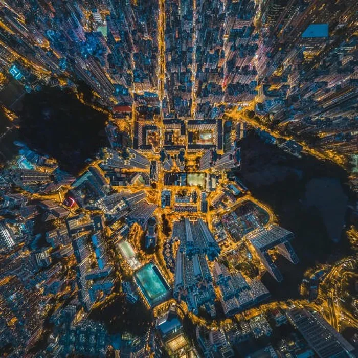 Framed Print : Aerial view panorama of Hong Kong and Kowloon City Framed Print : Aerial view panorama of Hong Kong and Kowloon City