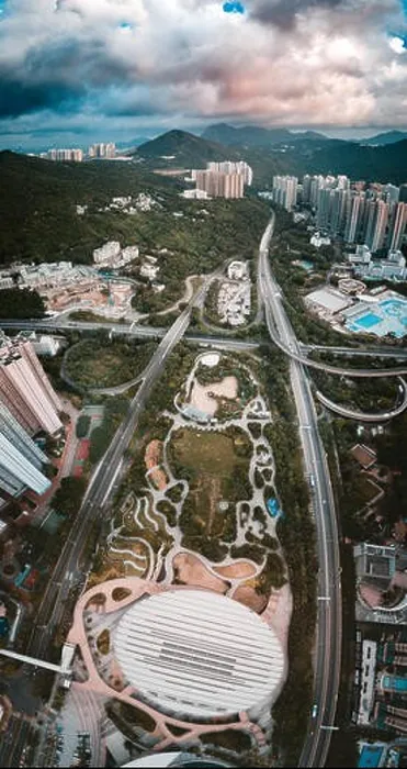 Framed Print : Aerial view panorama of Hong Kong and Kowloon City Framed Print : Aerial view panorama of Hong Kong and Kowloon City