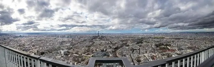 Framed Print : aerial view of Paris with Eiffel Tower France Framed Print : aerial view of Paris with Eiffel Tower France