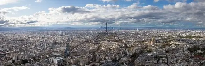 Framed Print : aerial view of Paris with Eiffel Tower France Framed Print : aerial view of Paris with Eiffel Tower France