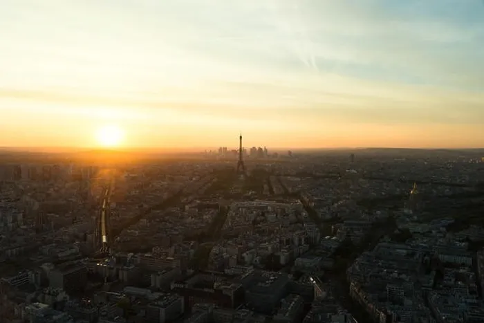 Framed Print : Aerial view of Paris skyline with Eiffel Tower at sunset. Eiffel Tower is one of the most iconic landmarks of Paris, France Framed Print : Aerial view of Paris skyline with Eiffel Tower at sunset. Eiffel Tower is one of the most iconic landmarks of Paris, France