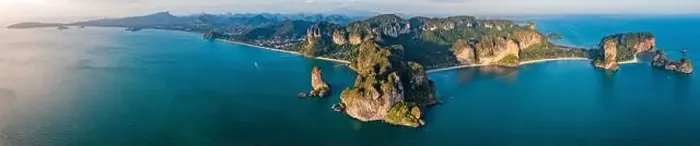 Framed Print : Aerial view of Phra nang Cave or princess Cave Beach in Krabi, Thailand. High quality photo Framed Print : Aerial view of Phra nang Cave or princess Cave Beach in Krabi, Thailand. High quality photo
