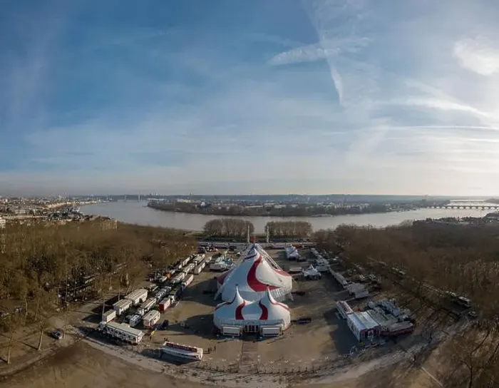 Framed Print : Aerial view Place des Quinconces, Bordeaux and the Garonne river, filmed by drone, France, Europe Framed Print : Aerial view Place des Quinconces, Bordeaux and the Garonne river, filmed by drone, France, Europe