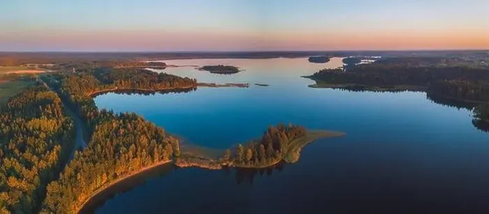 Framed Print : Aerial view of Plateliai lake, the biggest lake in Samogitia Framed Print : Aerial view of Plateliai lake, the biggest lake in Samogitia