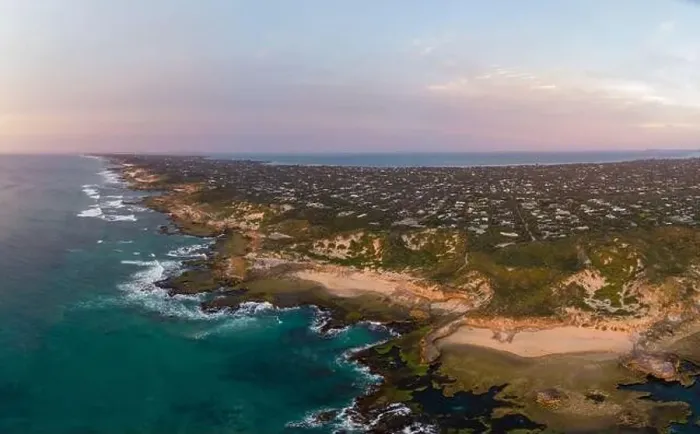Framed Print : Aerial View of Point Nepean Australia Framed Print : Aerial View of Point Nepean Australia