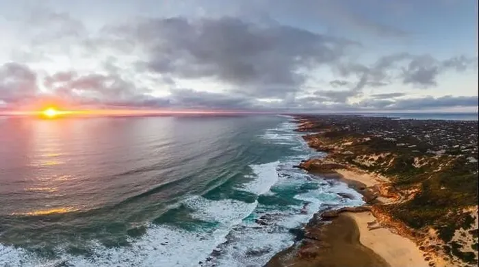 Framed Print : Aerial View of Point Nepean Australia Framed Print : Aerial View of Point Nepean Australia