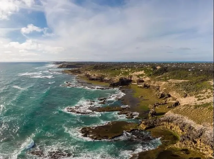 Framed Print : Aerial View of Point Nepean Australia Framed Print : Aerial View of Point Nepean Australia