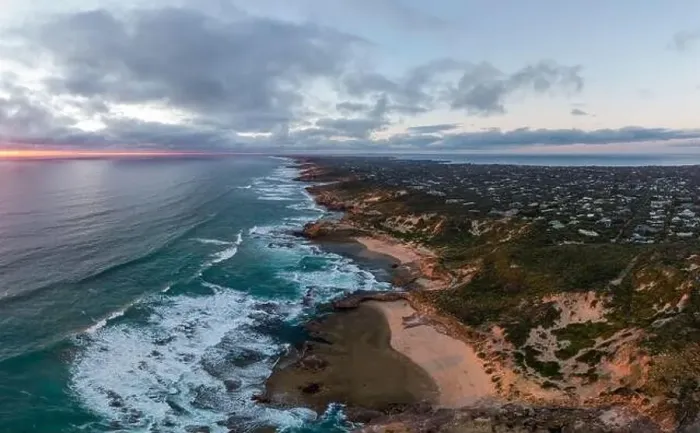 Framed Print : Aerial View of Point Nepean in Australia Framed Print : Aerial View of Point Nepean in Australia