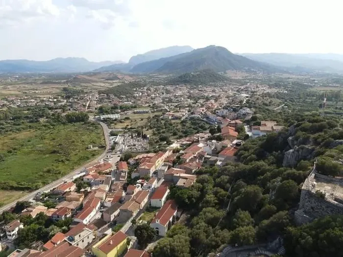 Framed Print : Aerial view of Posada, Province of Nuoro, Sardinia (Sardegna) Framed Print : Aerial view of Posada, Province of Nuoro, Sardinia (Sardegna)