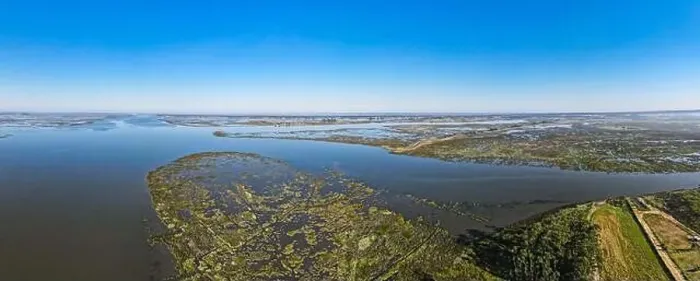 Framed Print : Aerial View of Puxadouro near the Aveiro Lagoon at Ovar, Aveiro, Portugal Framed Print : Aerial View of Puxadouro near the Aveiro Lagoon at Ovar, Aveiro, Portugal