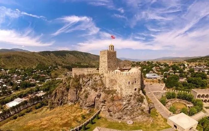 Framed Print : Aerial view of The Rabati Castle is a medieval castle complex in Akhaltsikhe, Georgia Framed Print : Aerial view of The Rabati Castle is a medieval castle complex in Akhaltsikhe, Georgia