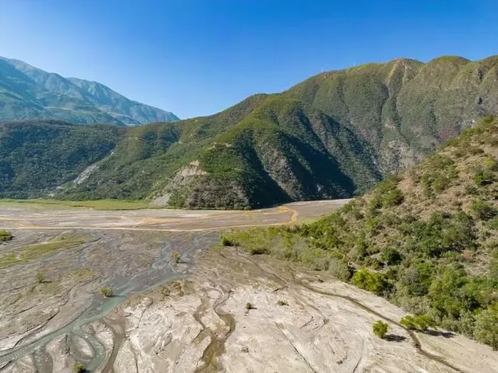 Framed Print : Aerial view of the remote Rio Sacambaya landscape with a huge riverbed Framed Print : Aerial view of the remote Rio Sacambaya landscape with a huge riverbed