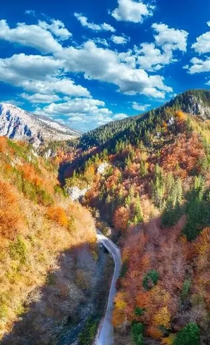 Framed Print : Aerial view of Rhodopes Mountain Framed Print : Aerial view of Rhodopes Mountain