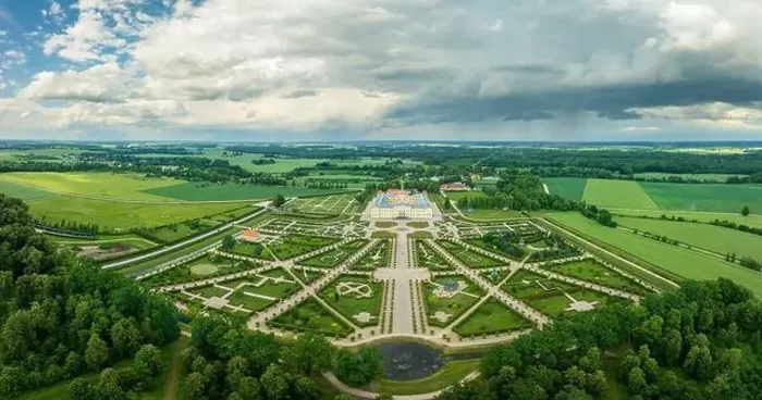 Framed Print : aerial view of the Rundale Palace in Latvia Framed Print : aerial view of the Rundale Palace in Latvia