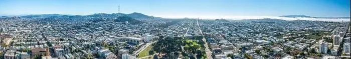 Framed Print : Aerial View of San Francisco City, California - No. 2 Framed Print : Aerial View of San Francisco City, California - No. 2