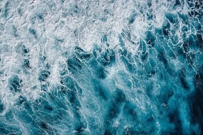 Framed Print : Aerial view to seething waves with foam. Waves of the sea meet each other during high tide and low tide Framed Print : Aerial view to seething waves with foam. Waves of the sea meet each other during high tide and low tide