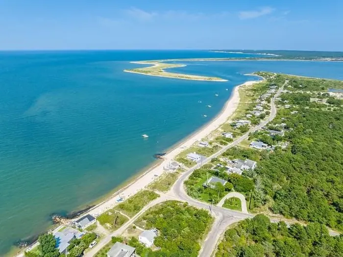 Framed Print : aerial view of the shore road area, east hampton, ny Framed Print : aerial view of the shore road area, east hampton, ny