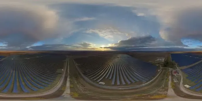 Framed Print : Aerial top view of a solar panels power plant Framed Print : Aerial top view of a solar panels power plant