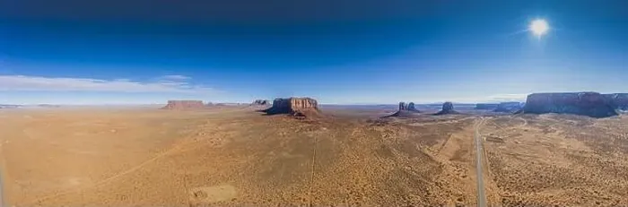 Framed Print : Aerial view of the spectacular stone towers of Monument Valley Framed Print : Aerial view of the spectacular stone towers of Monument Valley
