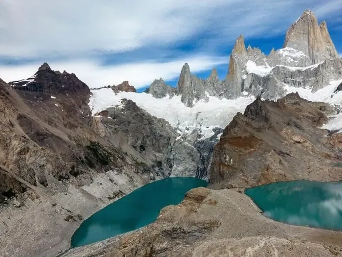 Framed Print : Aerial view of the stunning Laguna de los Tres Framed Print : Aerial view of the stunning Laguna de los Tres