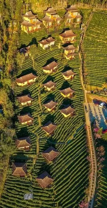 Framed Print : Aerial view of Sunrise with fog over Ban Rak thai, chinese village near a lake in Mae Hong Son, Thailand Framed Print : Aerial view of Sunrise with fog over Ban Rak thai, chinese village near a lake in Mae Hong Son, Thailand