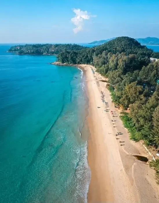 Framed Print : Aerial view of Surin beach in Phuket province in Thailand Framed Print : Aerial view of Surin beach in Phuket province in Thailand