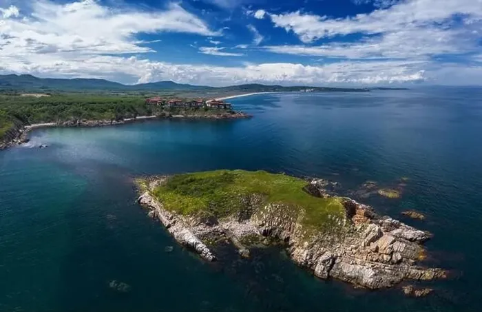 Framed Print : Aerial view to Sveti Toma island near to Sozopol, Bulgaria Framed Print : Aerial view to Sveti Toma island near to Sozopol, Bulgaria