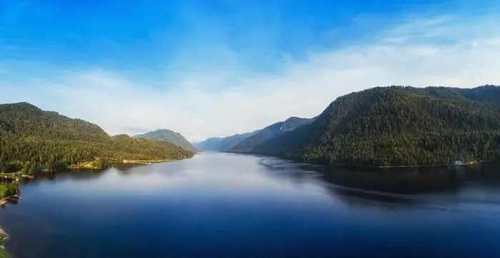 Framed Print : Aerial view on Teletskoye lake in Altai mountains, Siberia, Russia. Drone shot. Beauty panoramic picture in summer day Framed Print : Aerial view on Teletskoye lake in Altai mountains, Siberia, Russia. Drone shot. Beauty panoramic picture in summer day