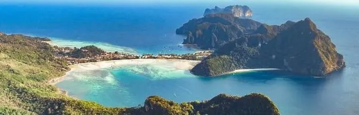 Framed Print : Aerial view of Ton Sai Beach in Koh Phi Phi, Krabi Thailand Framed Print : Aerial view of Ton Sai Beach in Koh Phi Phi, Krabi Thailand