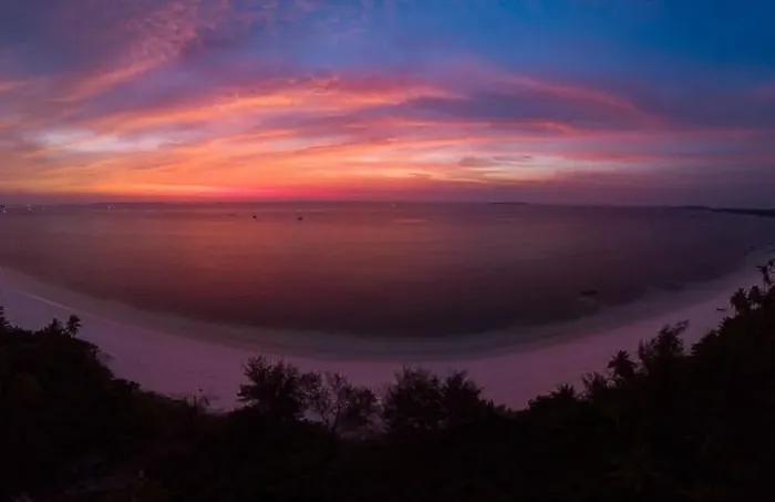 Framed Print : Aerial view tropical beach island reef caribbean sea dramatic sky at sunset sunrise Framed Print : Aerial view tropical beach island reef caribbean sea dramatic sky at sunset sunrise