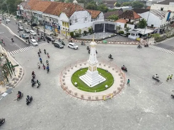 Framed Print : Aerial view of Tugu Jogja or Yogyakarta Monument, Indonesia. Yogyakarta, Indonesia - January, 2021 Framed Print : Aerial view of Tugu Jogja or Yogyakarta Monument, Indonesia. Yogyakarta, Indonesia - January, 2021