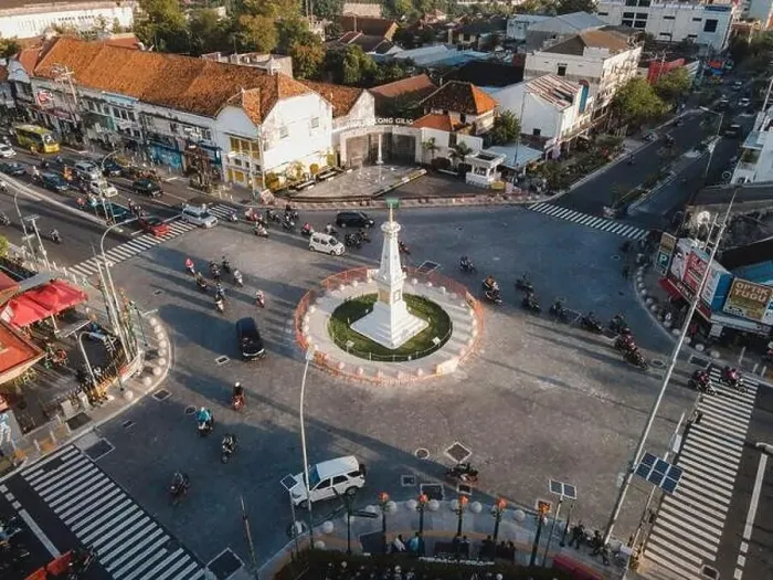 Framed Print : Aerial view of Tugu Jogja or Yogyakarta Monument, Indonesia. Yogyakarta, Indonesia - April, 2021 Framed Print : Aerial view of Tugu Jogja or Yogyakarta Monument, Indonesia. Yogyakarta, Indonesia - April, 2021