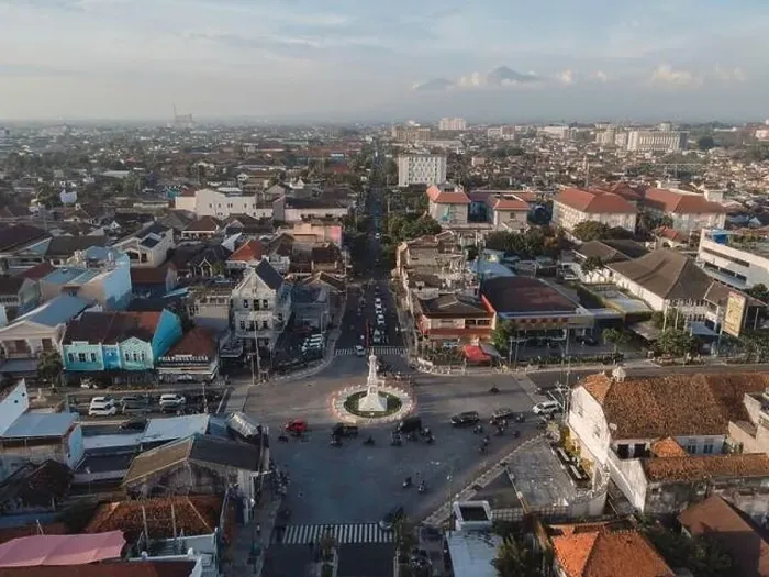 Framed Print : Aerial view of Tugu Jogja or Yogyakarta Monument, Indonesia. Yogyakarta, Indonesia - April, 2021 Framed Print : Aerial view of Tugu Jogja or Yogyakarta Monument, Indonesia. Yogyakarta, Indonesia - April, 2021