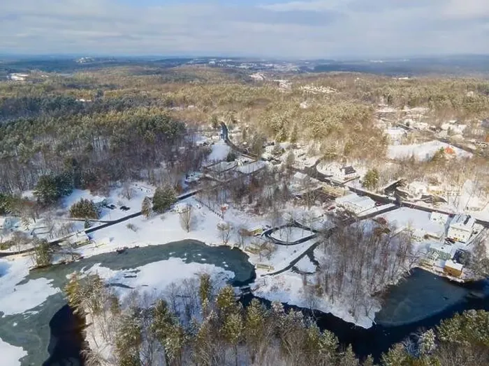 Framed Print : Aerial view of Tyngsborough residence area on Middlesex Road in winter in town of Tyngsborough, Massachusetts MA, USA Framed Print : Aerial view of Tyngsborough residence area on Middlesex Road in winter in town of Tyngsborough, Massachusetts MA, USA