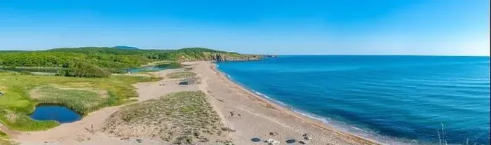 Framed Print : Aerial view of Veleka beach in Bulgaria Framed Print : Aerial view of Veleka beach in Bulgaria