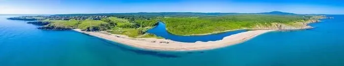 Framed Print : Aerial view of Veleka beach in Bulgaria Framed Print : Aerial view of Veleka beach in Bulgaria