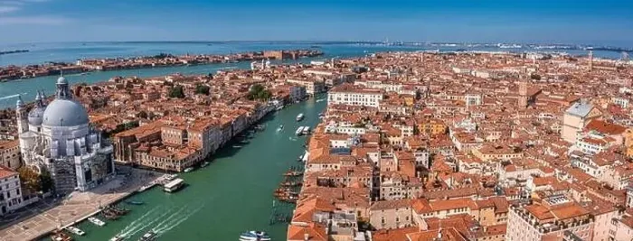 Framed Print : Aerial View Of Venice near Saint Mark's Square Framed Print : Aerial View Of Venice near Saint Mark's Square