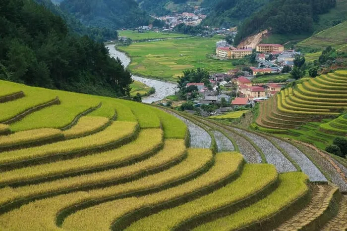 Framed Print : Aerial view of Vietnam landscapes Framed Print : Aerial view of Vietnam landscapes