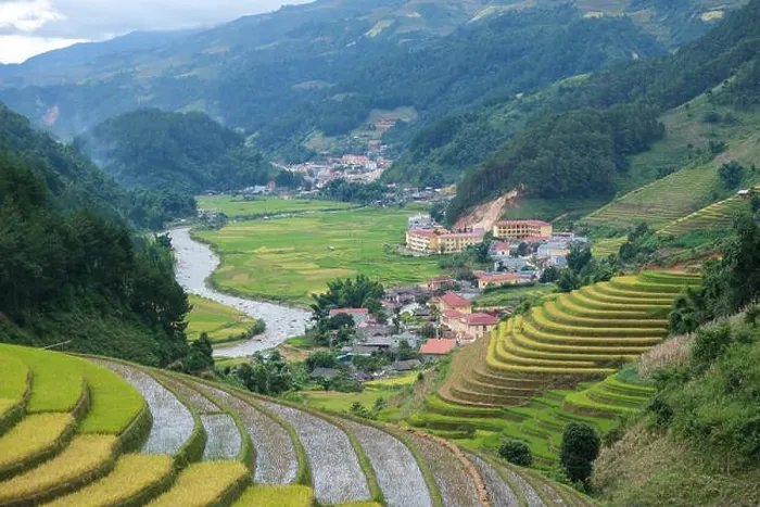 Framed Print : Aerial view of Vietnam landscapes Framed Print : Aerial view of Vietnam landscapes