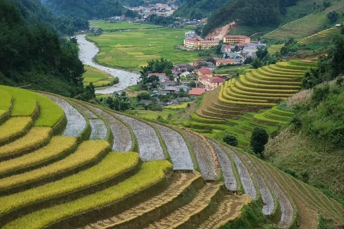 Framed Print : Aerial view of Vietnam landscapes Framed Print : Aerial view of Vietnam landscapes